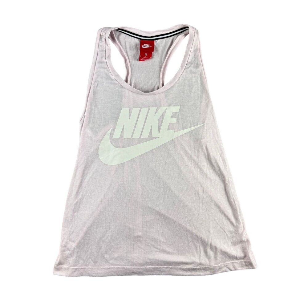 NIKE Tank Top Women's Medium Pink Racerback Sleeveless Active Outdoor Workout